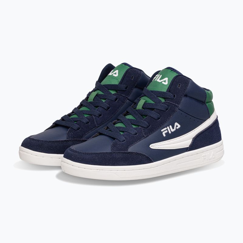 Schuhe Kinder FILA Crew Mid fila navy/verdant green