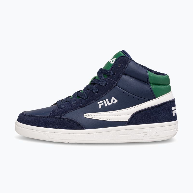 Schuhe Kinder FILA Crew Mid fila navy/verdant green 2