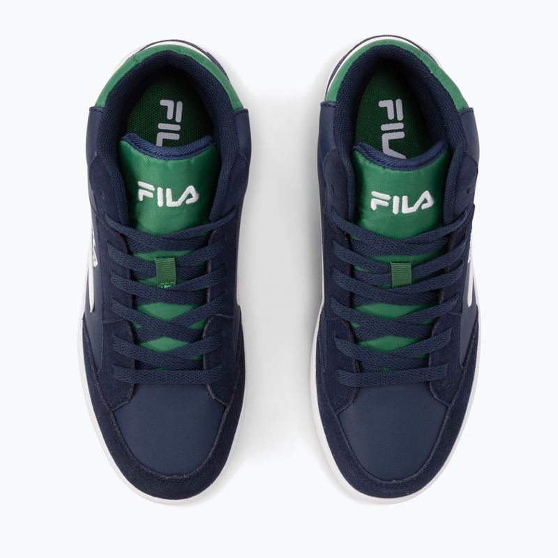 Schuhe Kinder FILA Crew Mid fila navy/verdant green 4