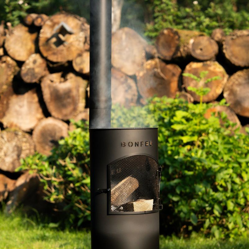 Gartenkamin BonFeu Bongiano LP black 3