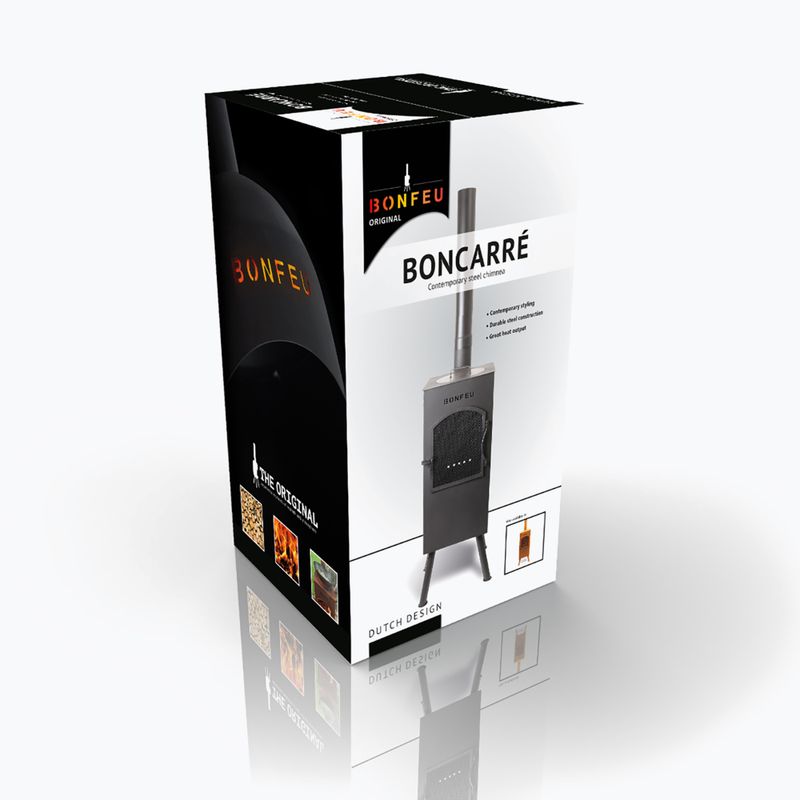 Gartenkamin BonFeu BonCarré black 6