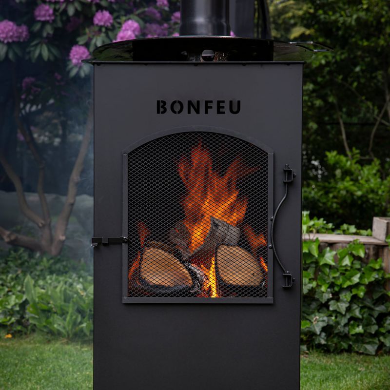 Gartenkamin BonFeu BonCarré black 10