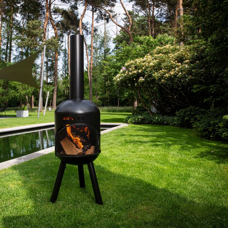 Gartenkamin BonFeu Bonsolo black 7