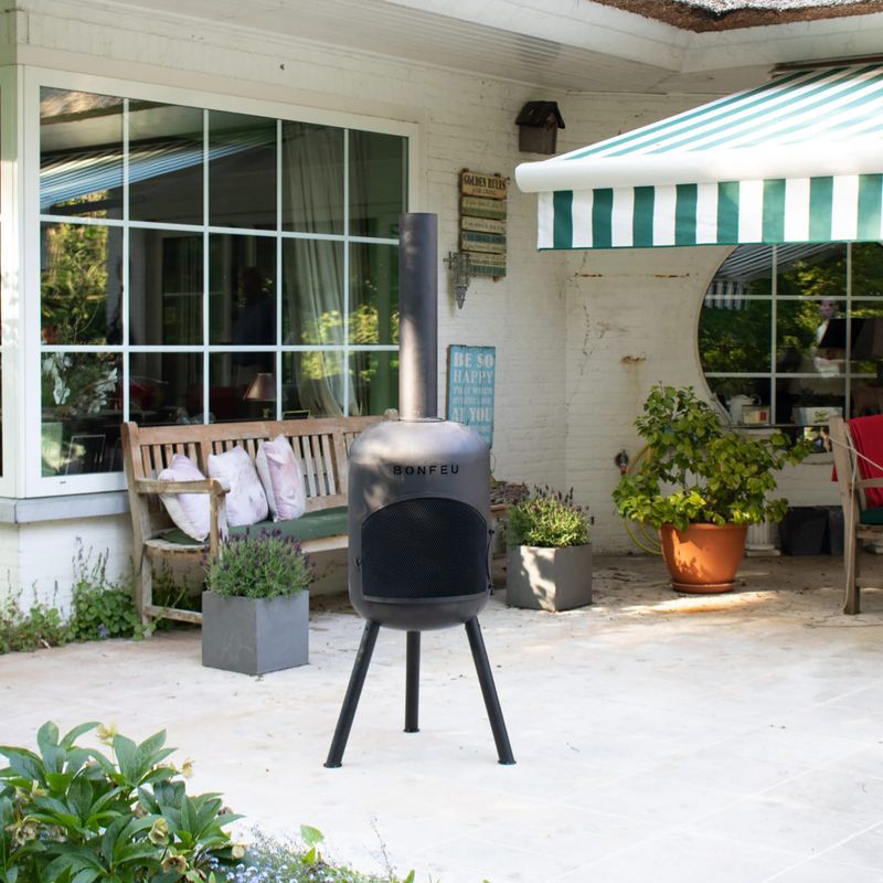 Gartenkamin BonFeu BonBono black 7