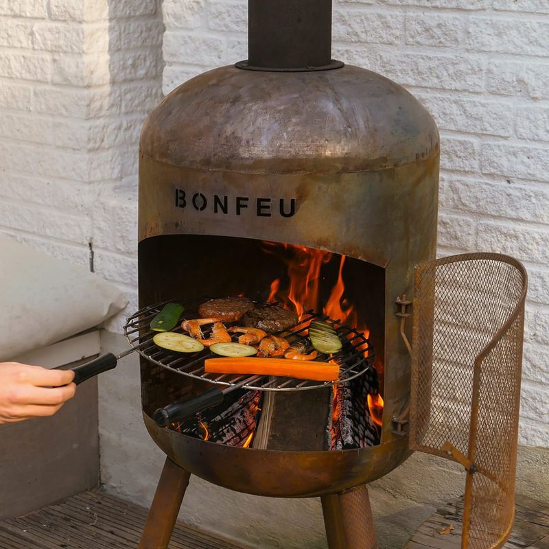 Gartenkamin BonFeu BonBono black 11