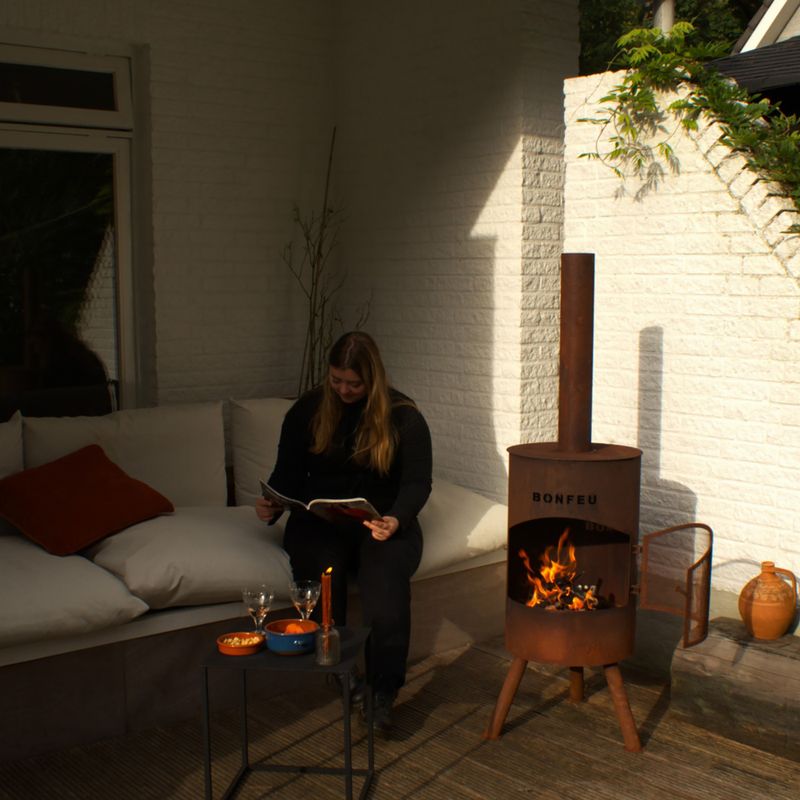 Gartenkamin BonFeu BonTon corten 3