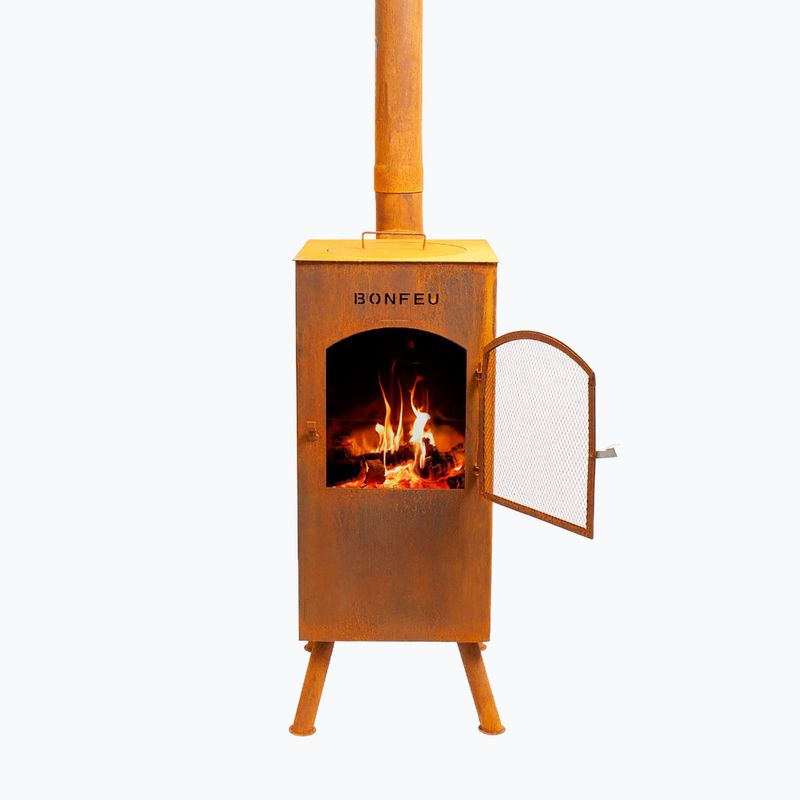 Gartenkamin BonFeu BonCarré corten 2