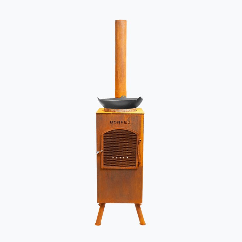 Gartenkamin BonFeu BonCarré corten 3