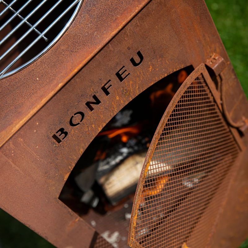 Gartenkamin BonFeu BonCarré corten 8