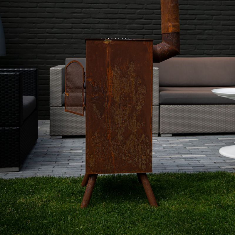 Gartenkamin BonFeu BonCarré corten 9