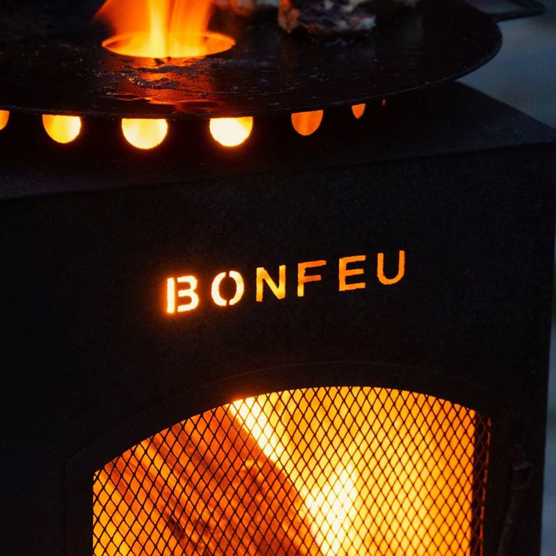 Gartenkamin BonFeu BonCarré corten 10