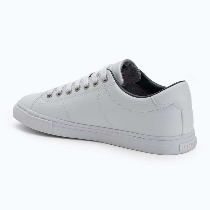 Tommy Hilfiger Herrenschuhe Essential Leather Sneaker weiß 3