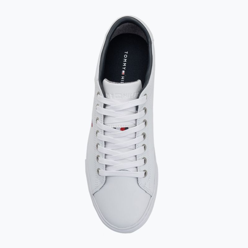 Tommy Hilfiger Herrenschuhe Essential Leather Sneaker weiß 5