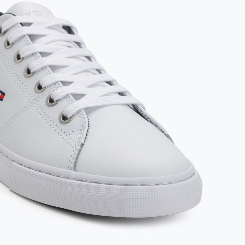 Tommy Hilfiger Herrenschuhe Essential Leather Sneaker weiß 7