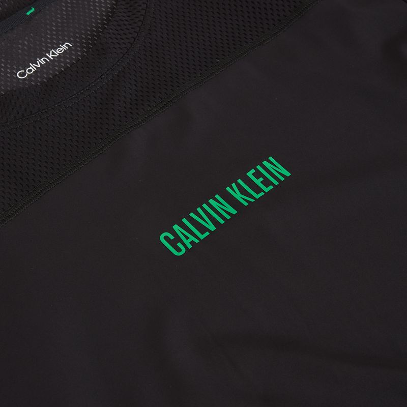 Herren Calvin Klein LVGMS5K188 Baselayer schwarz/blossongrünes Logo-T-Shirt 3