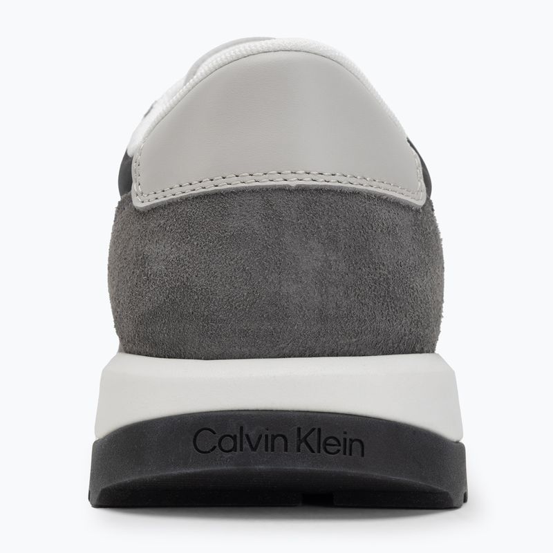 Calvin Klein Herrenschuhe HM0HM01714 Low Top Lace Up Repreve Mix Formal Grau/Eggshell/Creamy White 6