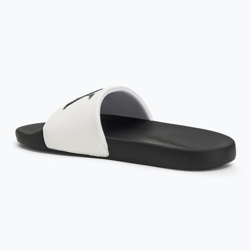 Calvin Klein Herren Flip-Flops YM0YM01281 Jelly Mono PU Bright White/Black 3