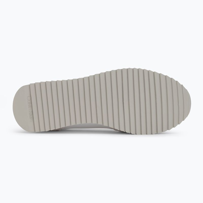 Calvin Klein Damenschuhe YW0YW01644 Runner Laceup Sock Mg Nylon Mix Bright White/Black 4
