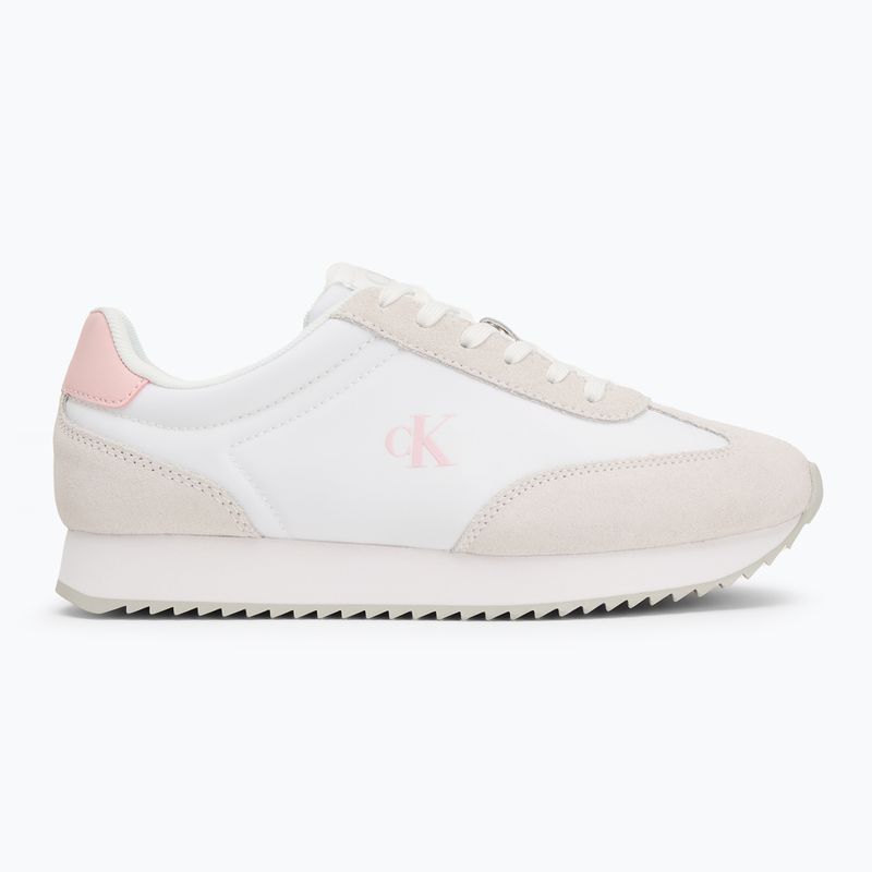 Calvin Klein Damen Schuhe YW0YW01828 Caleup Mg Nylon Mix Helles Weiß/Süßes Rosa 2