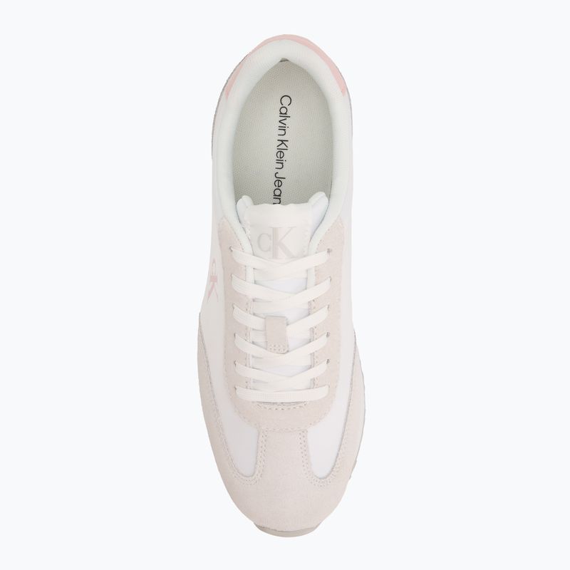 Calvin Klein Damen Schuhe YW0YW01828 Caleup Mg Nylon Mix Helles Weiß/Süßes Rosa 5