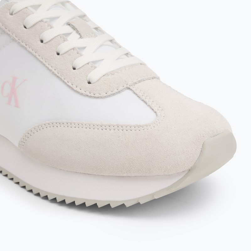 Calvin Klein Damen Schuhe YW0YW01828 Caleup Mg Nylon Mix Helles Weiß/Süßes Rosa 7