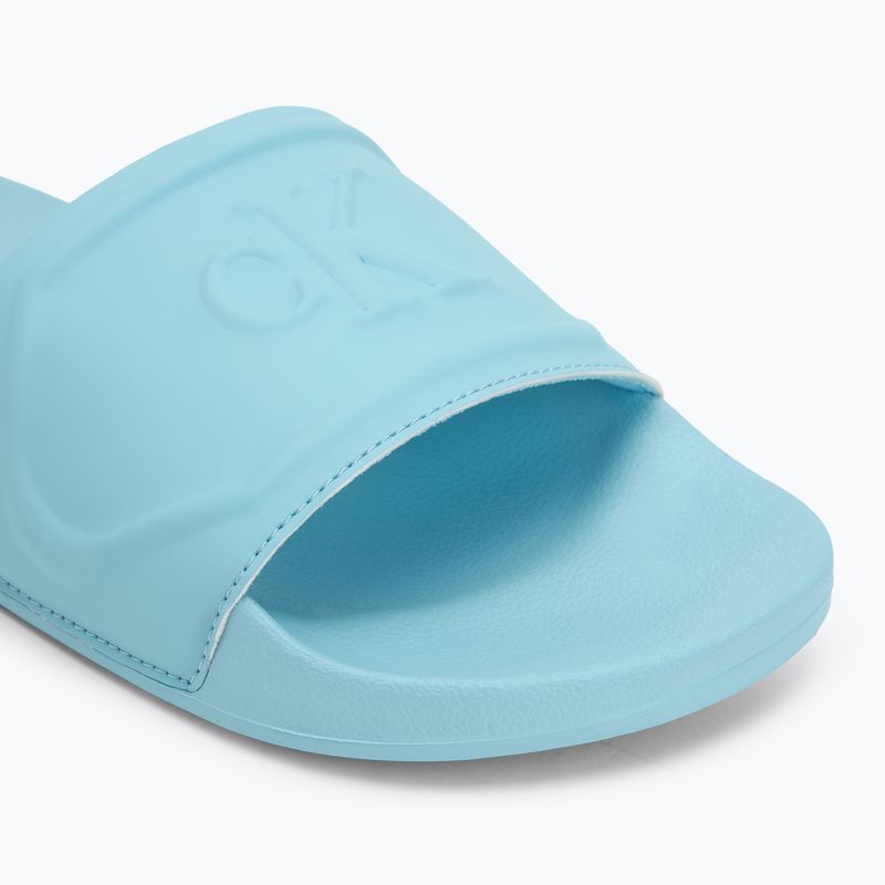 Calvin Klein Damen Flip-Flops YW0YW01879 Pu Hf Mg blau danube 7