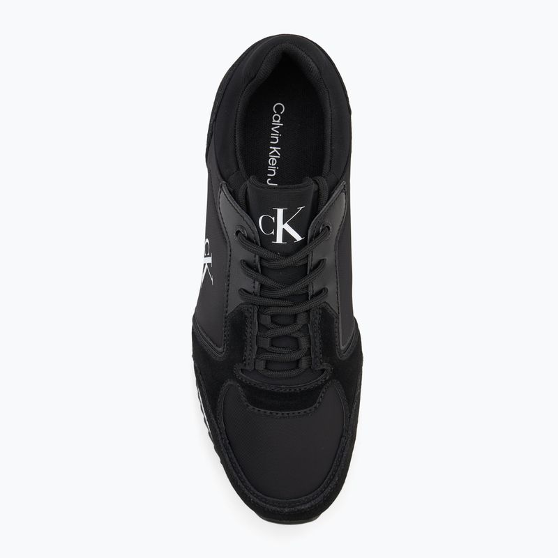 Damen Schuhe Calvin Klein YW0YW01644 Runner Laceup Socke Mg Nylon Mix schwarz 5