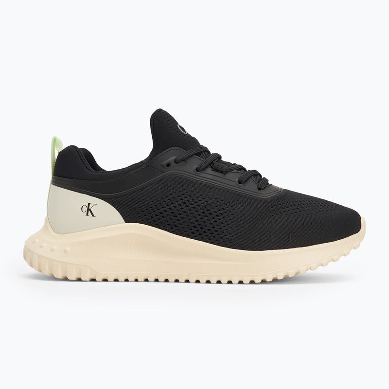 Calvin Klein Damenschuhe YW0YW01855 Eva Runner Socke Mg Tech Mix schwarz/pistazienfarben/weiß jade 2