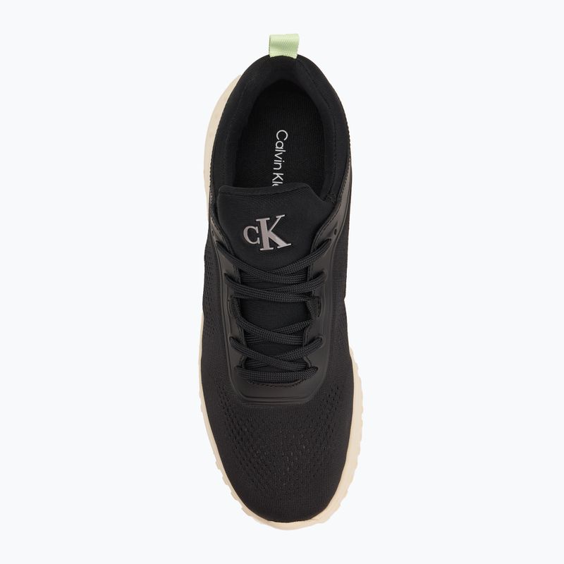 Calvin Klein Damenschuhe YW0YW01855 Eva Runner Socke Mg Tech Mix schwarz/pistazienfarben/weiß jade 5