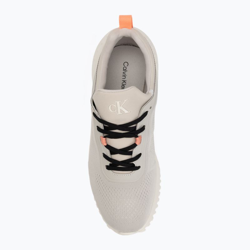 Calvin Klein Damenschuhe YW0YW01855 Eva Runner Socke Mg Tech Mix monstruck/creamy weiß/orange 5