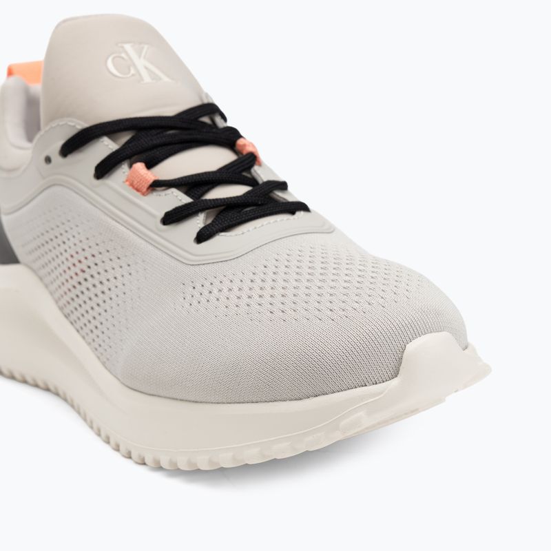 Calvin Klein Damenschuhe YW0YW01855 Eva Runner Socke Mg Tech Mix monstruck/creamy weiß/orange 7