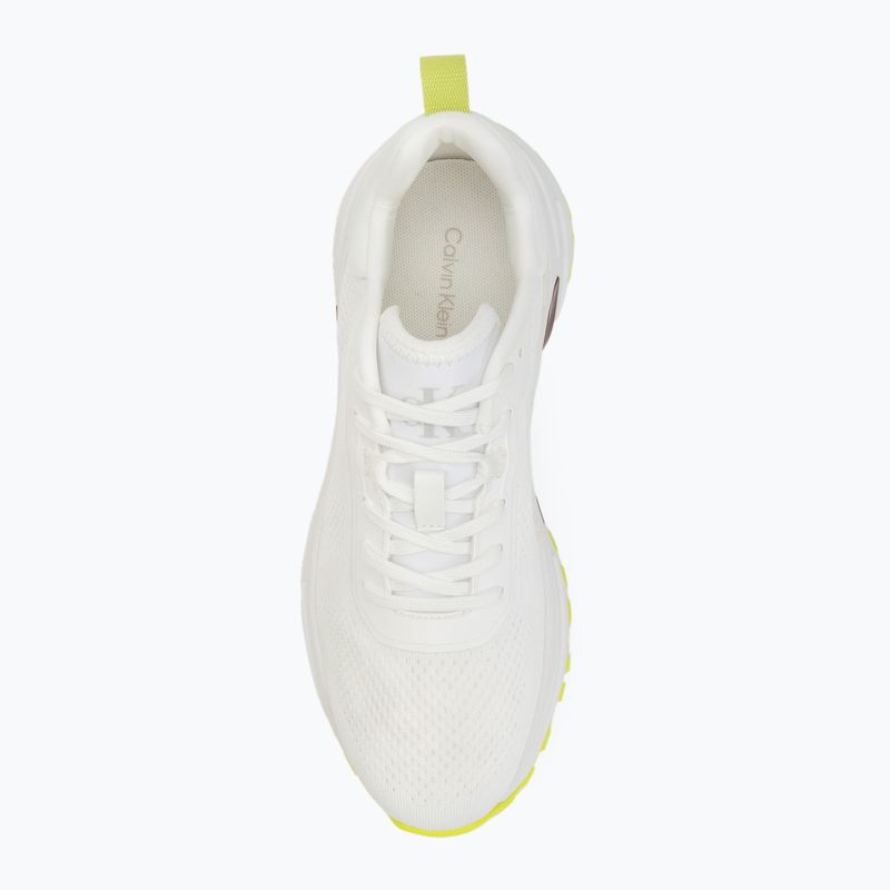 Calvin Klein Damenschuhe YW0YW01856 Hike Runner Mg Tech Knit hell weiß wild lime/andora 5