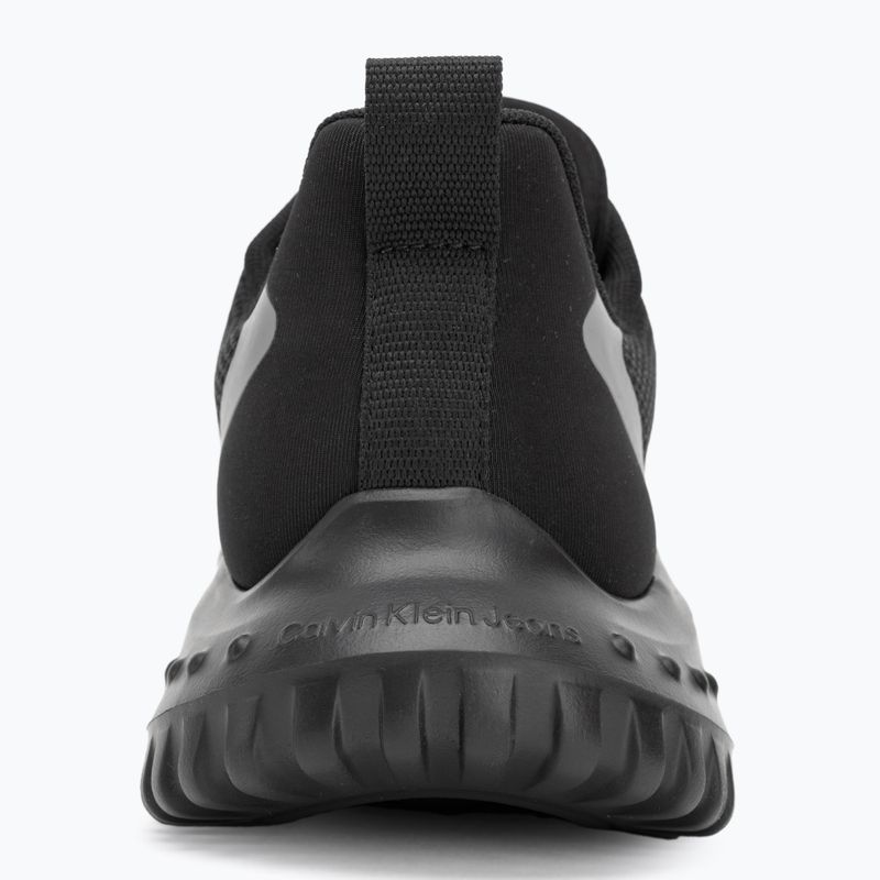 Calvin Klein Damen Schuhe YW0YW01851 Eva Runner L-Up Mix Mesh Logo Ck schwarz/mockingbird 6