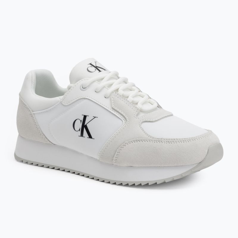 Herrenschuhe Calvin Klein YM0YM01326 Retro Runner Sock Lace Up Ny-Su Bright White/Black