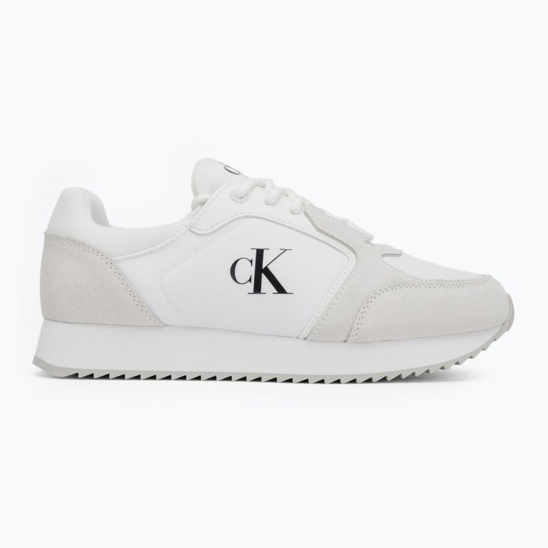 Herrenschuhe Calvin Klein YM0YM01326 Retro Runner Sock Lace Up Ny-Su Bright White/Black 2