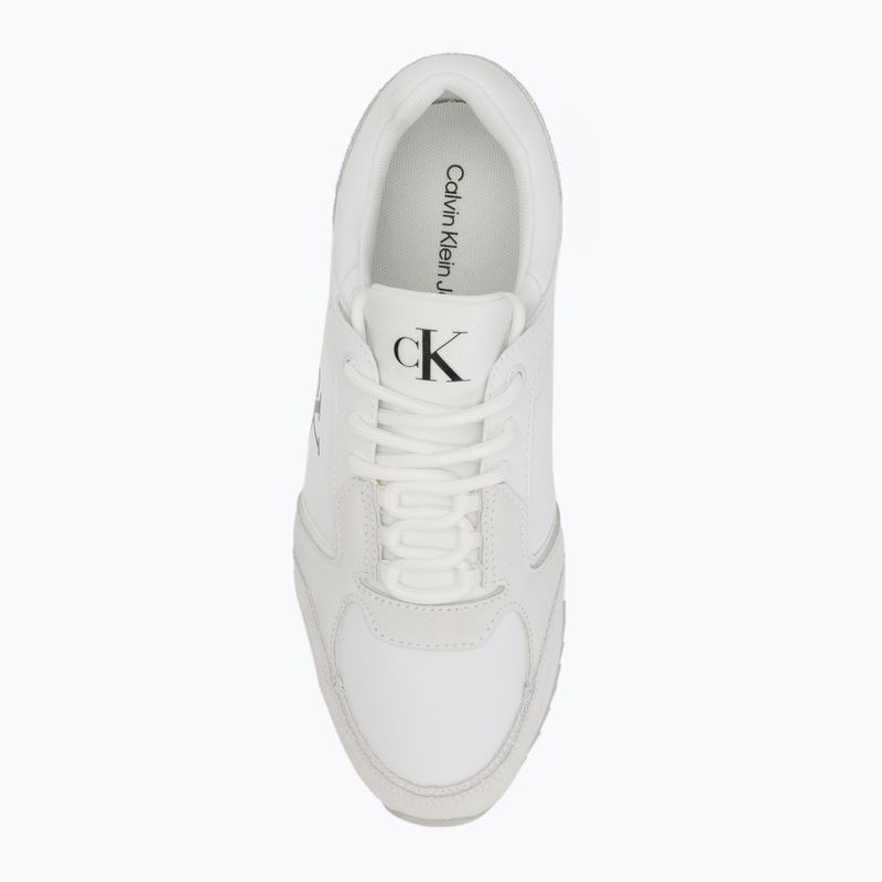 Herrenschuhe Calvin Klein YM0YM01326 Retro Runner Sock Lace Up Ny-Su Bright White/Black 5