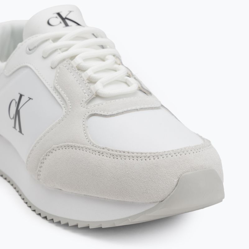 Herrenschuhe Calvin Klein YM0YM01326 Retro Runner Sock Lace Up Ny-Su Bright White/Black 7