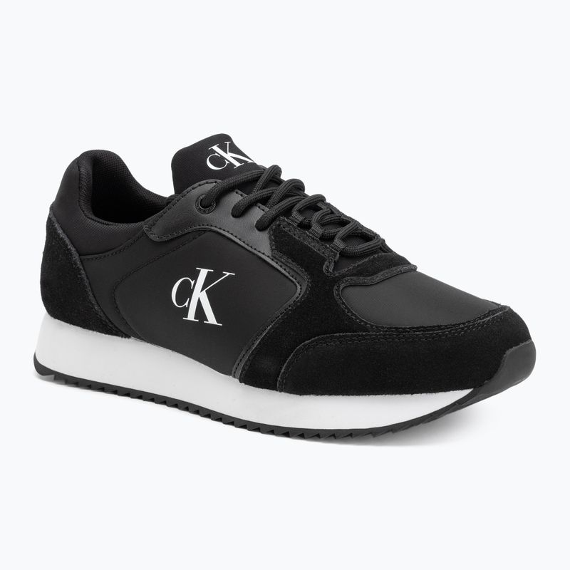 Herrenschuhe Calvin Klein YM0YM01326 Retro Runner Socke Lace Up Ny-Su Calvin Navy/Bright White/Gum