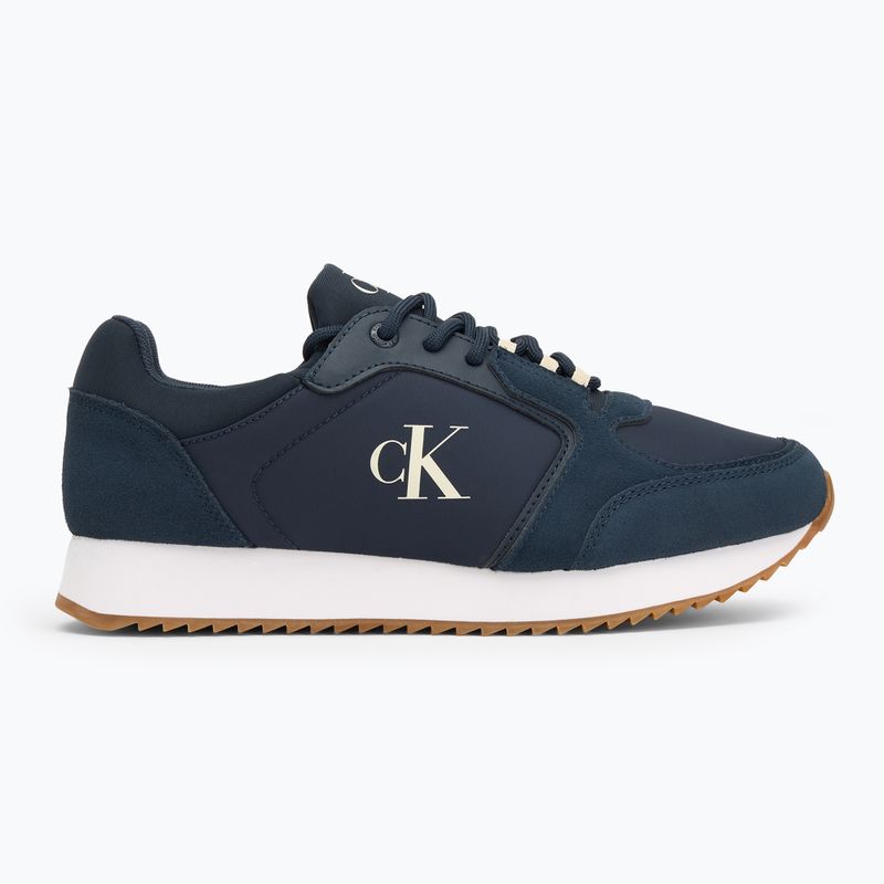Herrenschuhe Calvin Klein YM0YM01326 Retro Runner Socke Lace Up Ny-Su Calvin Navy/Bright White/Gum 2
