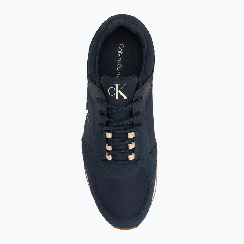 Herrenschuhe Calvin Klein YM0YM01326 Retro Runner Socke Lace Up Ny-Su Calvin Navy/Bright White/Gum 5