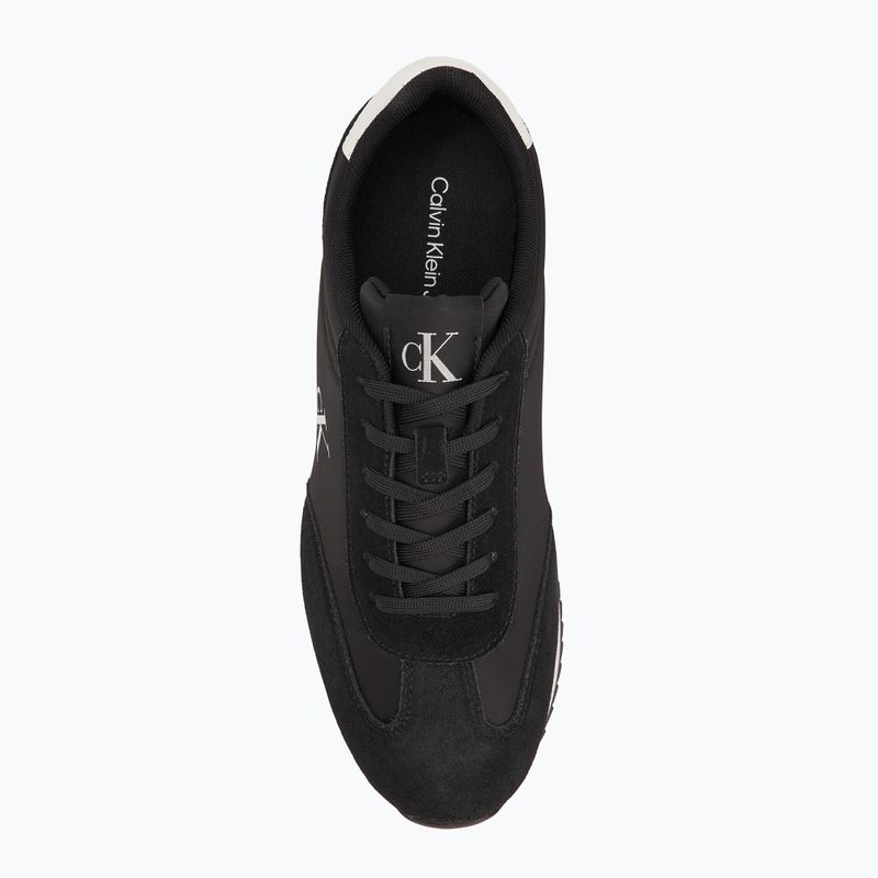 Calvin Klein Herrenschuhe YM0YM01325 Retro Runner Lace Up Ny-Su Schwarz/Weiß 5