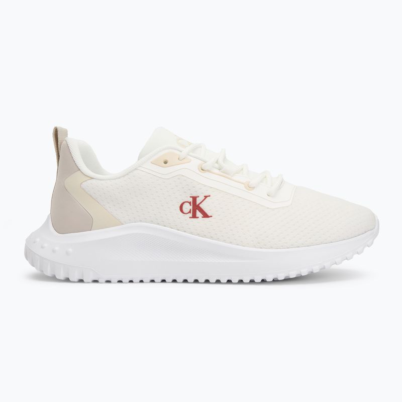 Calvin Klein Herrenschuhe YM0YM01285 Hike Runner Mix Mesh Bright White/Moonstruck/Tandoori 2