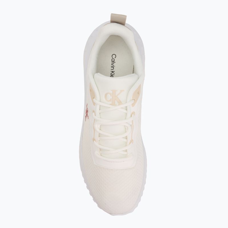Calvin Klein Herrenschuhe YM0YM01285 Hike Runner Mix Mesh Bright White/Moonstruck/Tandoori 5