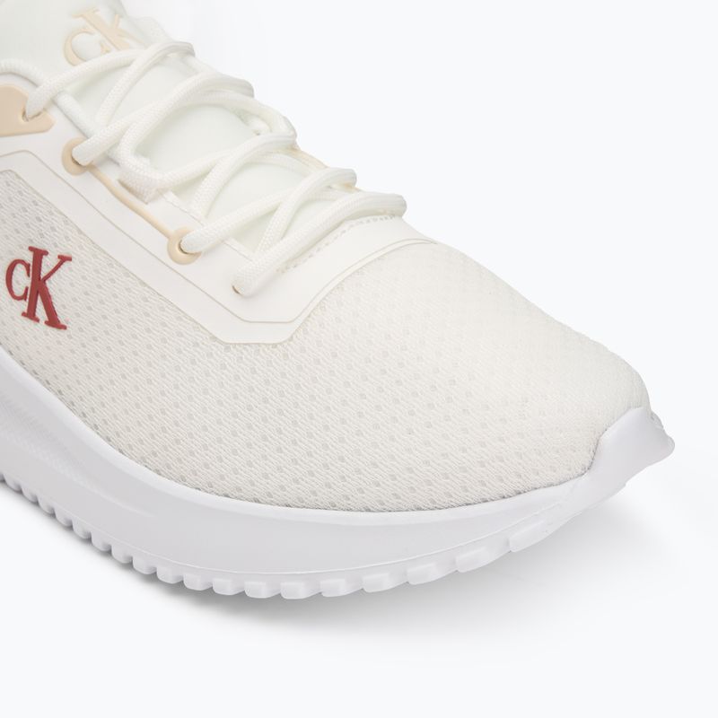 Calvin Klein Herrenschuhe YM0YM01285 Hike Runner Mix Mesh Bright White/Moonstruck/Tandoori 7