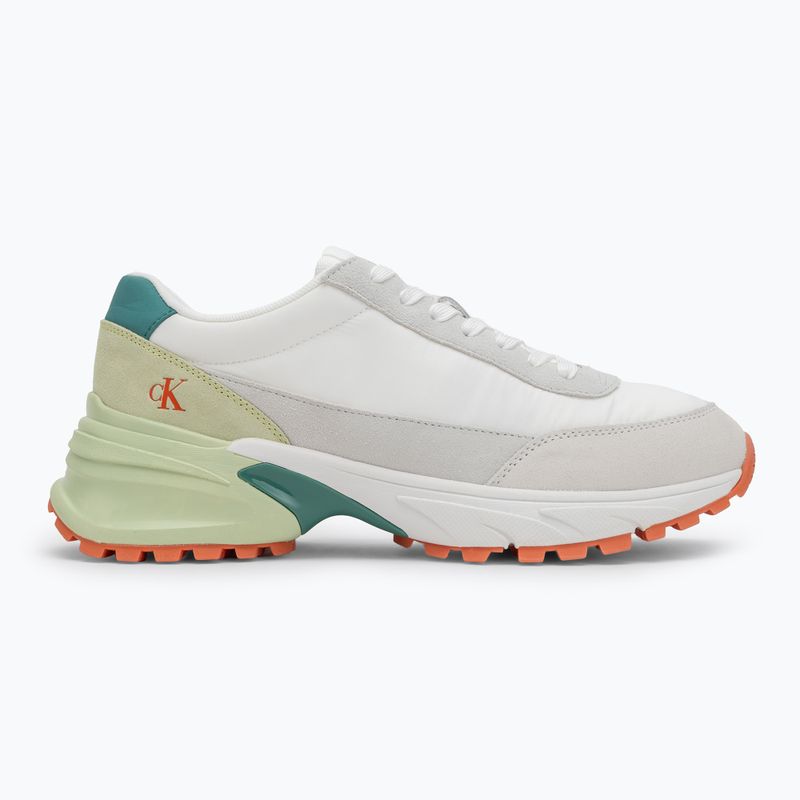 Calvin Klein Herrenschuhe YM0YM01292 Hike Runner Casual Ny-Su Bright White/Wild Green/Tigerilily 2