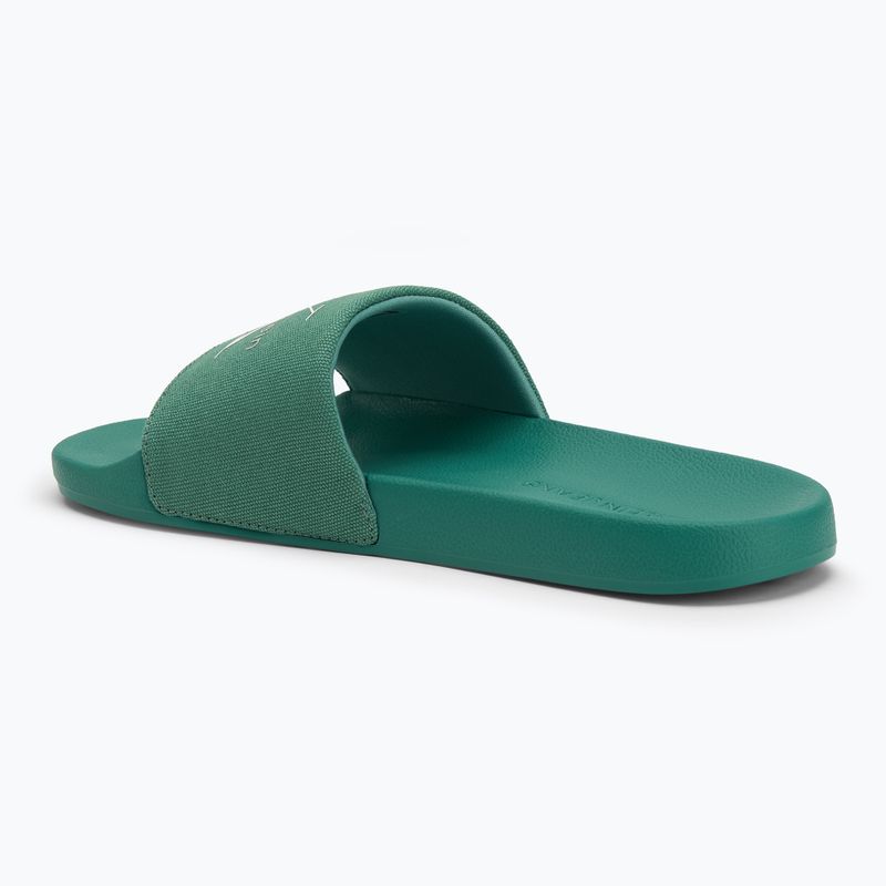 Calvin Klein Herren Flip-Flops YM0YM01367 Monologo CV Wild Grün 3