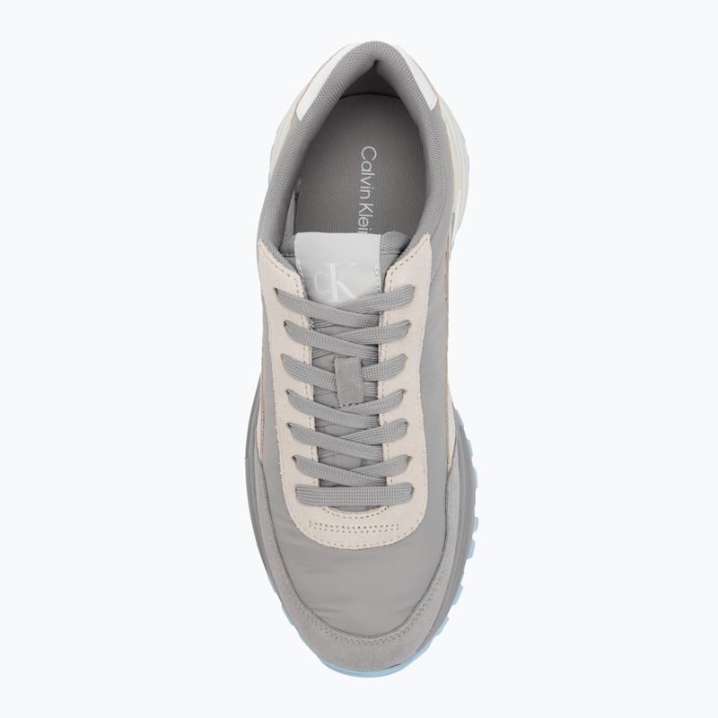 Calvin Klein Herrenschuhe YM0YM01292 Hike Runner Casual Ny-Su Formal Grau/Eggshell/Paprika 5