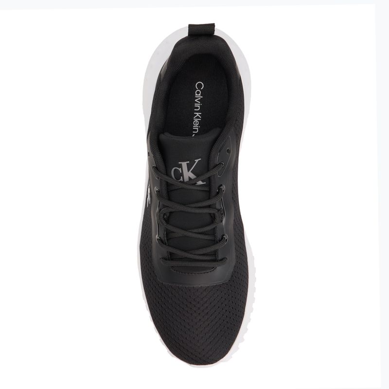 Calvin Klein Herrenschuhe YM0YM01285 Hike Runner Mix Mesh Schwarz/Weiß 5