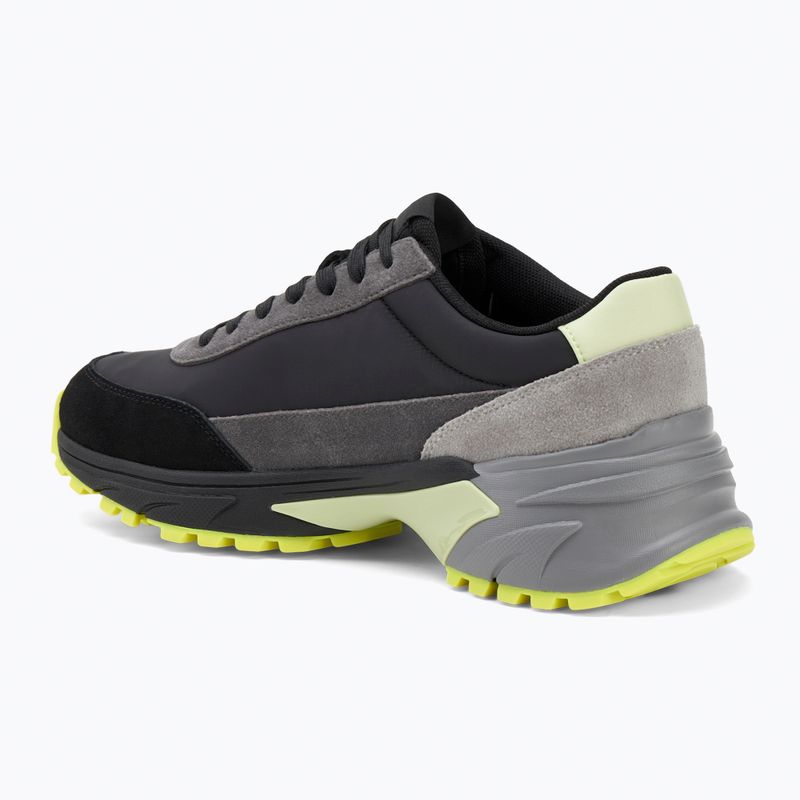 Calvin Klein Herrenschuhe YM0YM01292 Hike Runner Casual Ny-Su Ck Schwarz/Granite Grau/Wild Lime 3