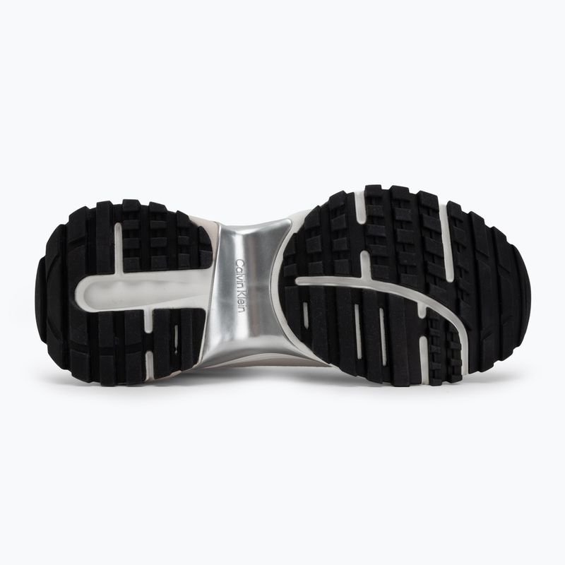 Damen Calvin Klein Hike Runner Mg Nylon Perl hell weiß/silber cremig Schuhe 4